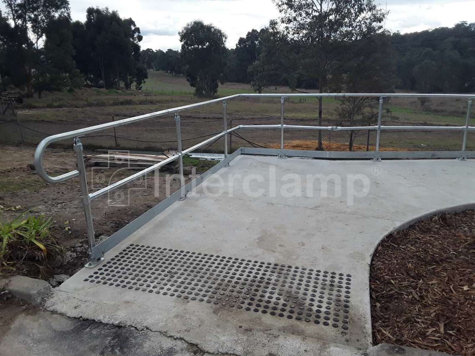 Interclamp Modular Handrailing for Ramps Stairs and Walkways
